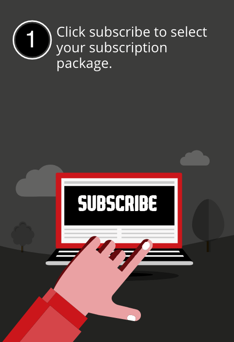 Click subscribe to select your subscription package.